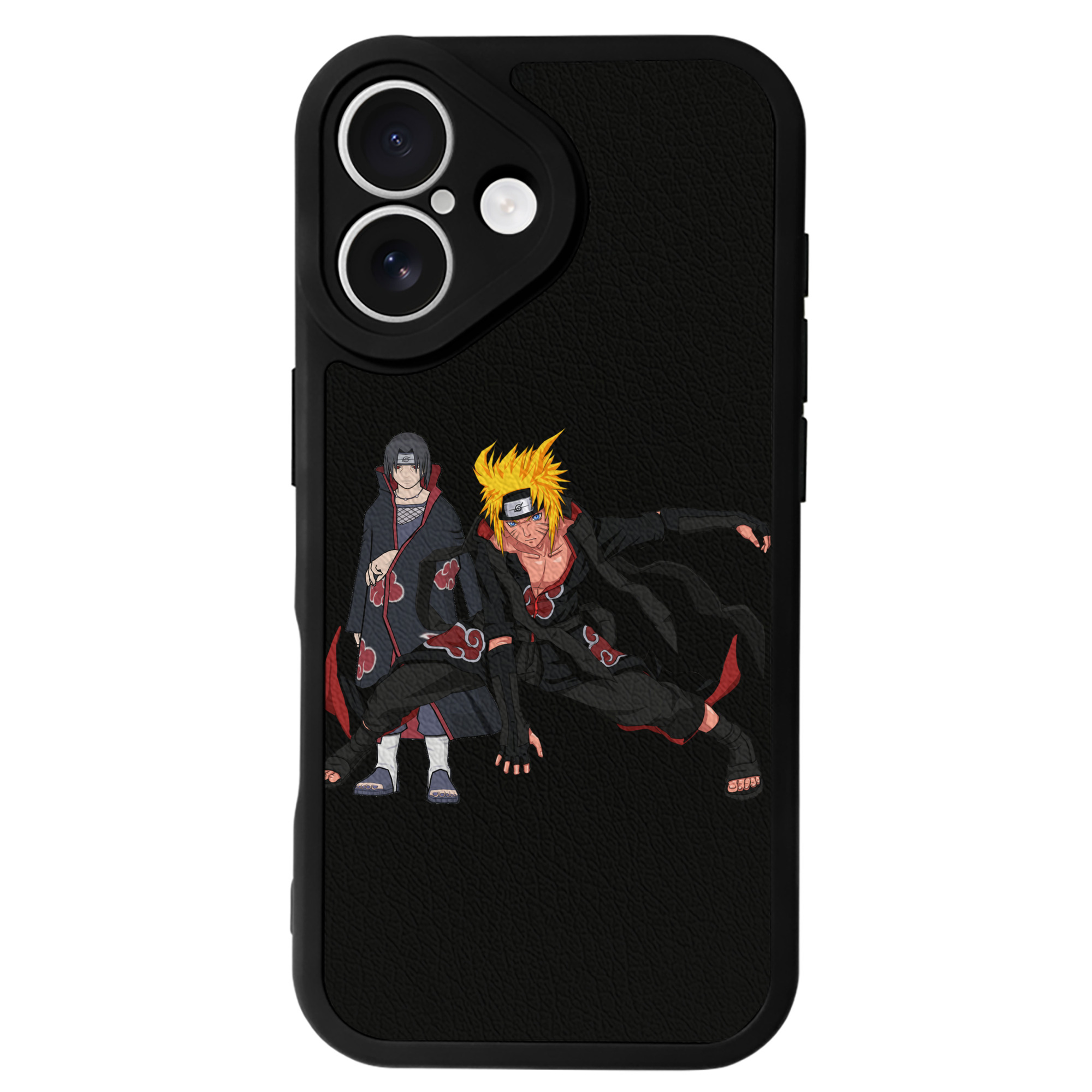 （画像用） NARUTO -ナルト- うずまき ナルト Uzumaki Naruto 【iPhone 16シリーズ対応】シリコンスマホケース（レザー調） 材質：シリコン